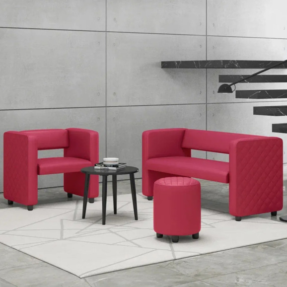 Кресло Тепал, экокожа, красный Кресло Тепал, экокожа, красный - фото 6