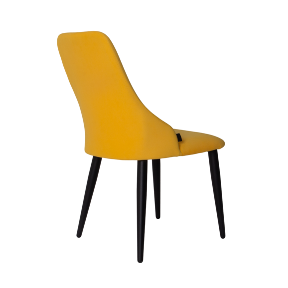 Стул Аэр, велюр Velutto 40, металл 40*20 RAL 9005 - фото 4
