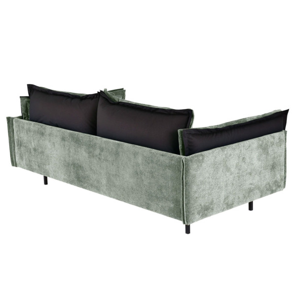 Диван Barcelona 2-местный, светло-зеленый, черный Диван Barcelona 2-местный, светло-зеленый, черный - фото 4