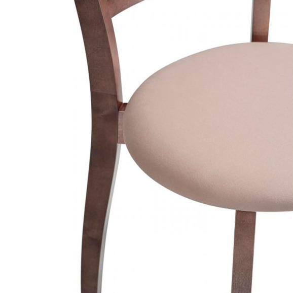 Деревянный стул Айра бежевый / орех - фото 6