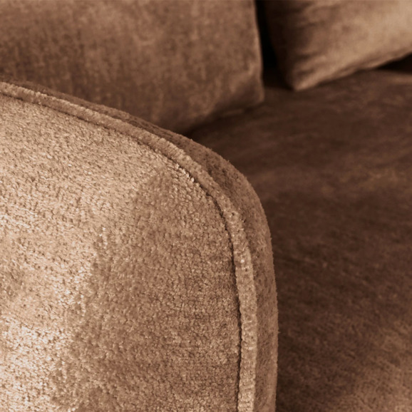 Диван Amsterdam трёхместный, коричневый - фото 6