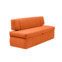 Настоящее фото товара Диван для кухни Леонард 168, оранжевый, произведённого компанией ChiedoCover