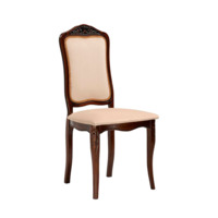 Настоящее фото товара Деревянный стул Эмилин вишня / муса темная 082, произведённого компанией ChiedoCover