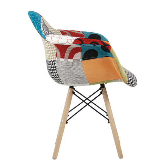 Кресло Eames DSW пэчворк - фото 3
