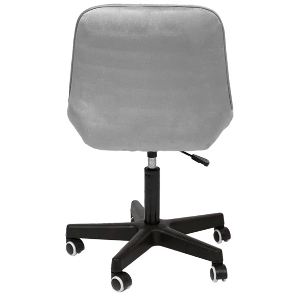 Стул Мускус, пластик, велюр, серый, черный - фото 5