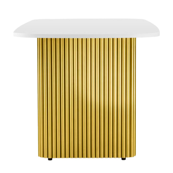 Бавария B 180 х 90 белая пленка шагрень / золото Бавария B 180 х 90 белая пленка шагрень / золото - фото 3