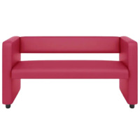 Фотография товара Диван Тепал, экокожа, красный от компании ChiedoCover.