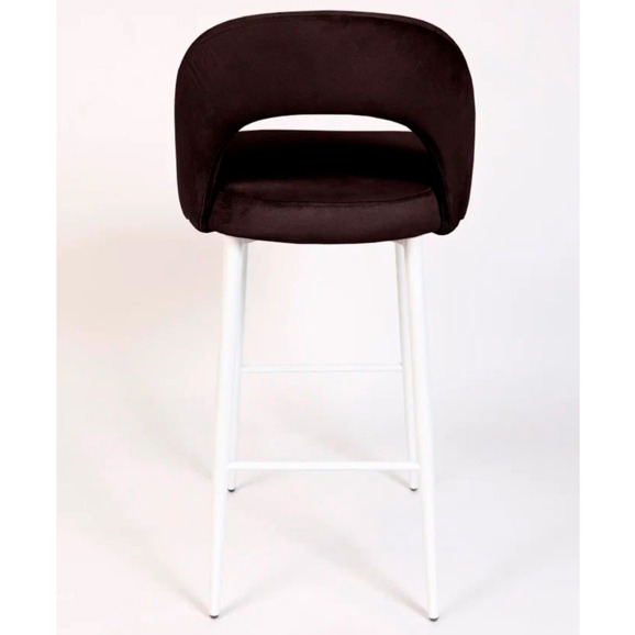 Стул Пиннате, барный, коричневый, белый, велюр - фото 5