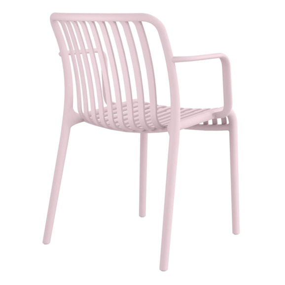 Стул Gorg с подлокотниками, розовый - фото 4
