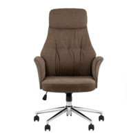 Фотография Кресло офисное Neo, коричневый, экокожа, ткань Фотография товара Кресло офисное Neo, коричневый, экокожа, ткань от компании ChiedoCover.
