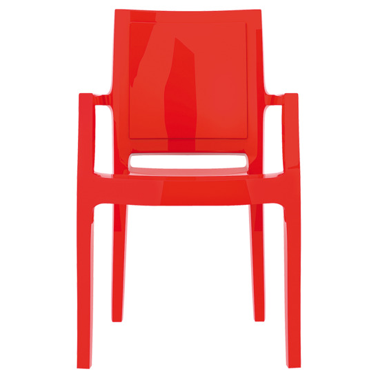 Кресло пластиковое Arthur, красный - фото 2