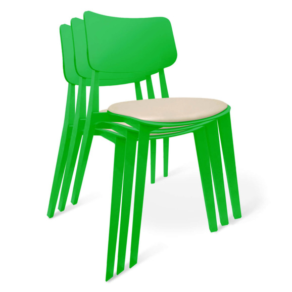 Стул Кайента зеленый, бежевый - фото 2