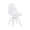 Настоящее фото товара Стул Eames прозрачный, ножки хром, произведённого компанией ChiedoCover