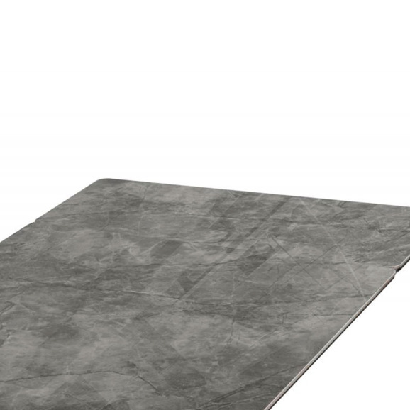 Керамический стол Дарвин 160(220)х89 серый мрамор baolai / черный - фото 7