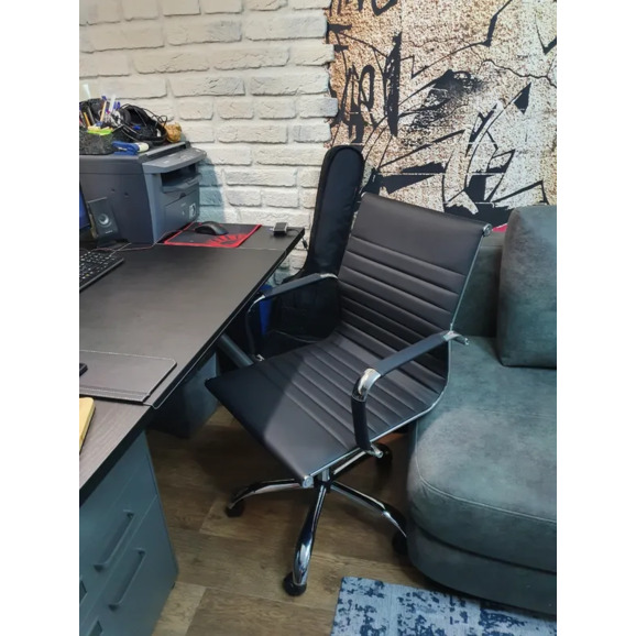 Кресло офисное TopChairs City S, черное - фото 6