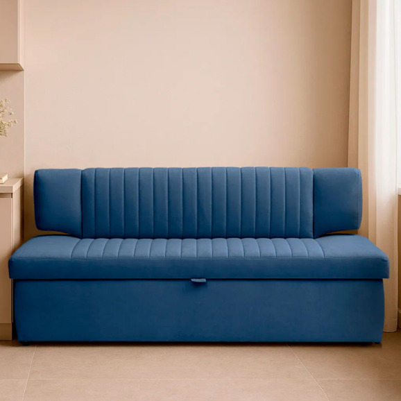 Диван для кухни Стронго 168, синий - фото 5