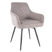 Фотография товара Стул кухонный Render, поворотный, светло-серый, черный от компании ChiedoCover.