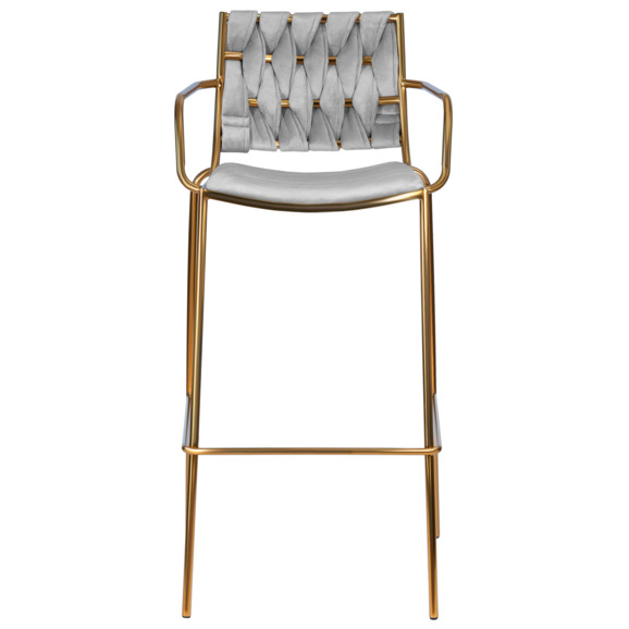 Стул барный Miller gold - фото 5