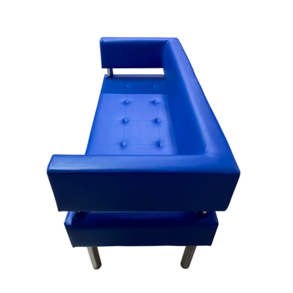 Диван Сантур трехместный, 5118 синий - фото 5