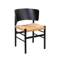 Настоящее фото товара Стул деревянный Брэ, черный, произведённого компанией ChiedoCover