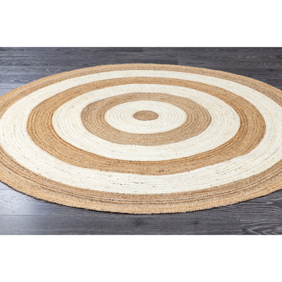 Индийский ковёр «JUTE» NAT-CHAMP(Round) - фото 7