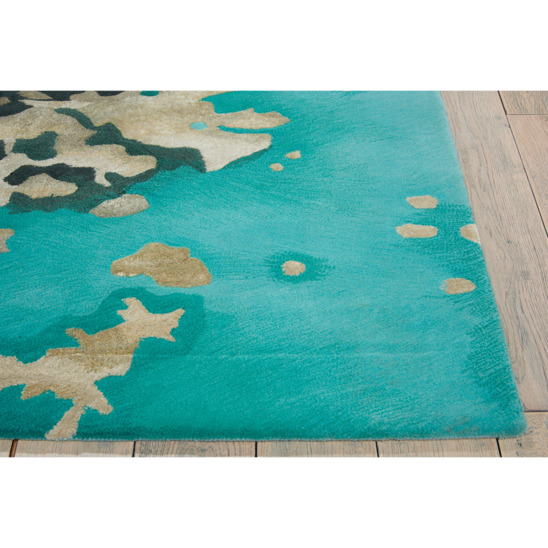 Китайский ковёр из шерсти и арт-шёлка Aqua - фото 6