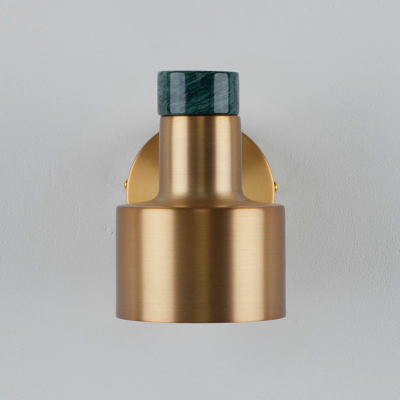 Светильник настенный Ноа Голди, зелёный - фото 2