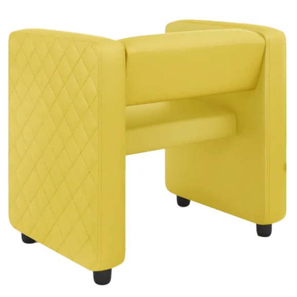 Кресло Тепал, экокожа, желтый Кресло Тепал, экокожа, желтый - фото 3