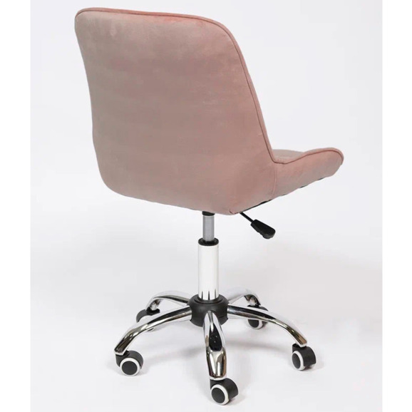 Стул Мускус, хром, розовый, велюр - фото 4