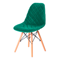 Настоящее фото товара Чехол Е06 на стул Eames, зеленый, произведённого компанией ChiedoCover