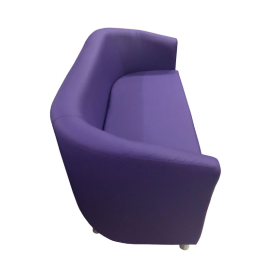 Диван Вейв двухместный, фиолетовый - фото 1