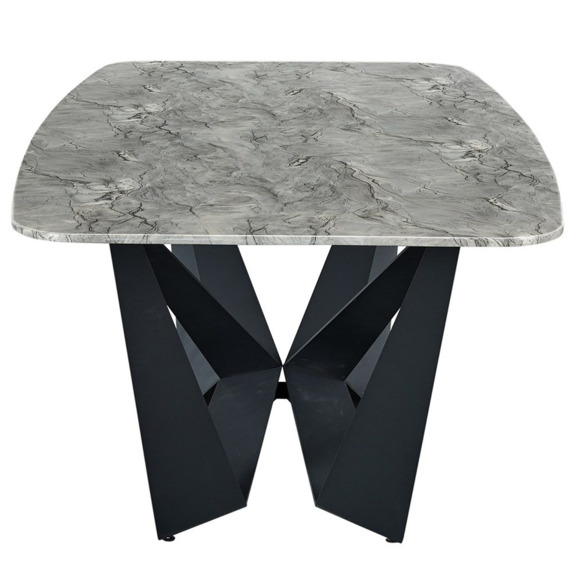 Стол Флюид, серый, черный Стол Флюид, серый, черный - фото 3