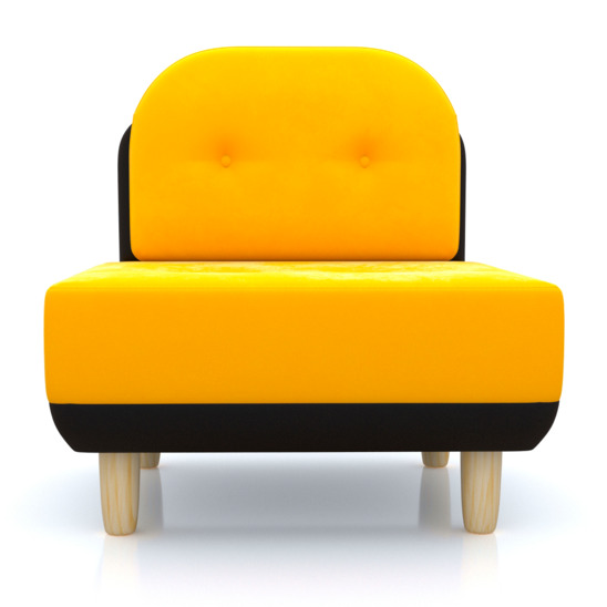 Кресло Рилто, желтое - фото 2