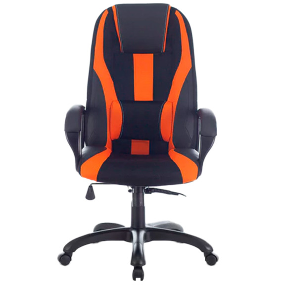 Кресло компьютерное Defense, черный, оранжевый Кресло компьютерное Defense, черный, оранжевый - фото 2