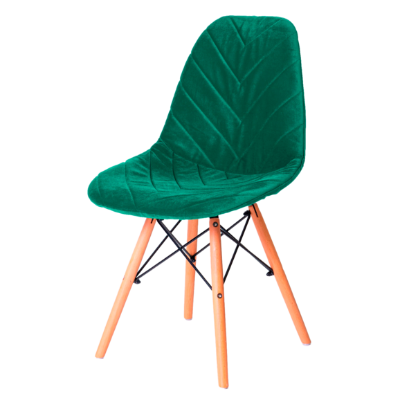 Чехол Е03 на стул Eames, зеленый - фото 1