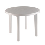 Фотография товара Стол пластиковый Rullo, круглый, белый от компании ChiedoCover.