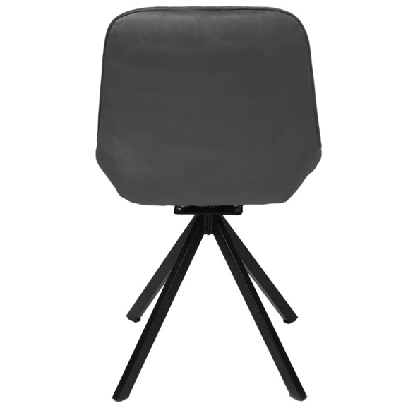 Стул Мускус, пирамида, велюр, темно-серый, черный - фото 5