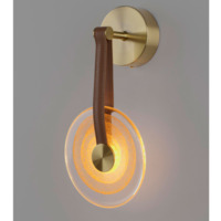 Фотография товара Светильник настенный светодиодный Пирс Орбик, золотой от компании ChiedoCover.