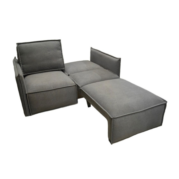 Диван-трансформер Рум двухместный, серый - фото 5