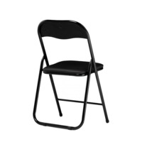 Фотография Стул на металлокаркасе Fold 1 складной black / black Фотография товара Стул на металлокаркасе Fold 1 складной black / black от компании ChiedoCover.
