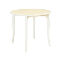 Настоящее фото товара Стол Ливань, массив бука, молочный, произведённого компанией ChiedoCover