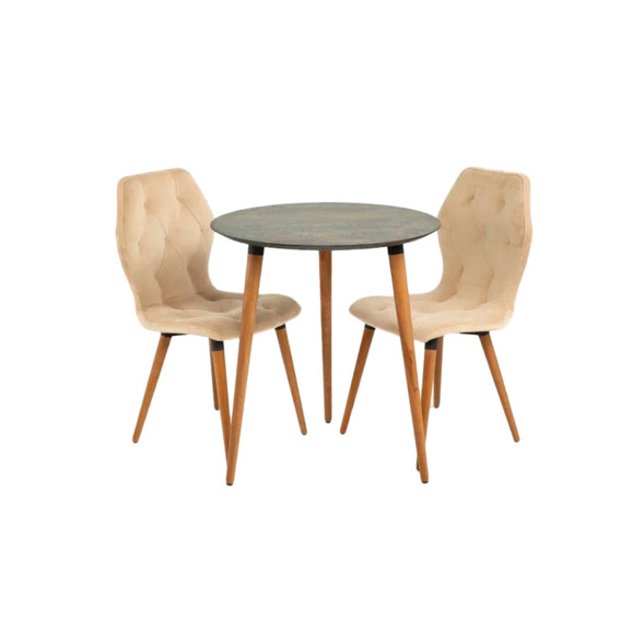 Стол круглый, графит Стол круглый, графит - фото 3