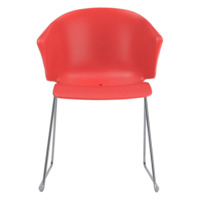 Настоящее фото товара Кресло пластиковое Форта, красный, произведённого компанией ChiedoCover