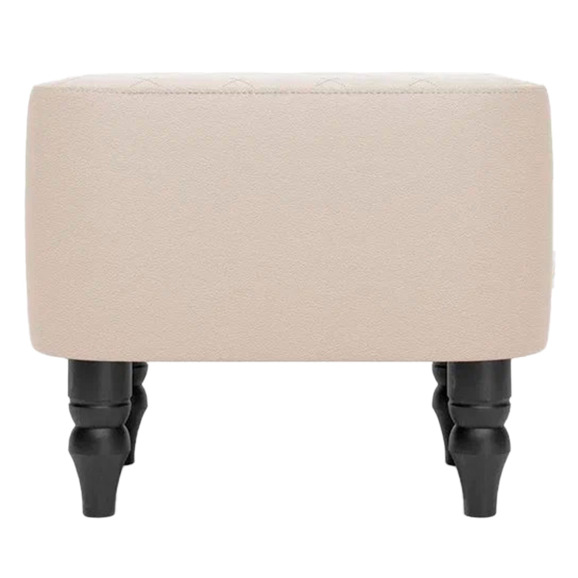 Пуф Лотик, экокожа, кремовый - фото 2