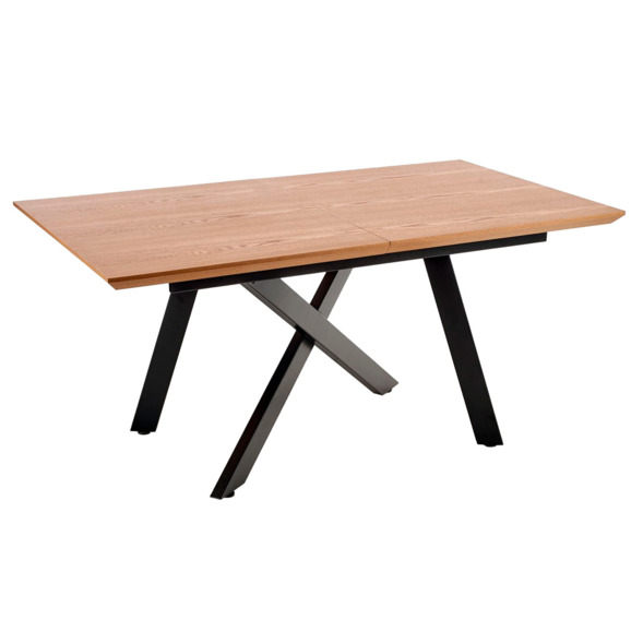 Стол раскладной Apprehension, дуб золото, чёрный, 180-240 Стол раскладной Apprehension, дуб золото, чёрный, 180-240 - фото 1