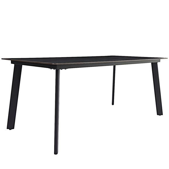 Стол обеденный Austrilia Sand Black, 180*90*75, керамика, металл, черный - фото 3
