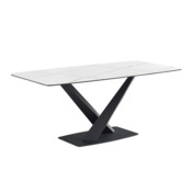 Фотография товара Стол Авалон, белая керамика от компании ChiedoCover.