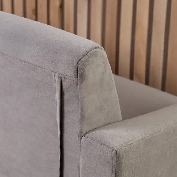 Диван Аномик, велюр, серо-коричневый Диван Аномик, велюр, серо-коричневый - фото 7