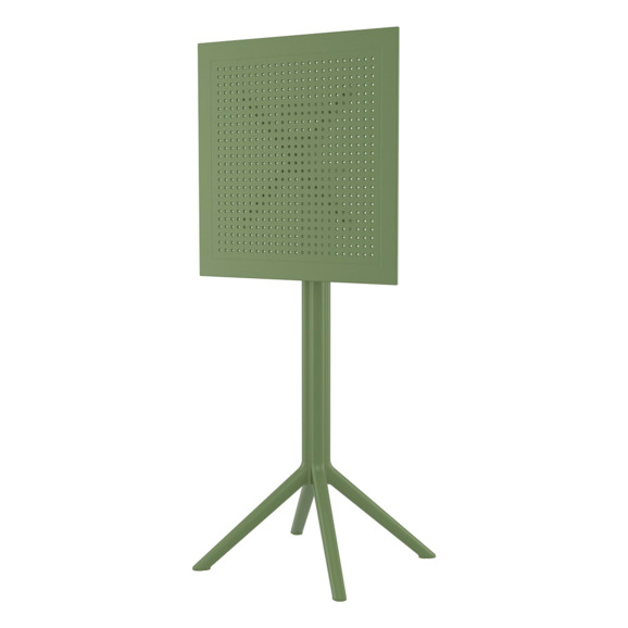 Стол барный складной Sky Folding Bar Table квадратный, зеленый - фото 2