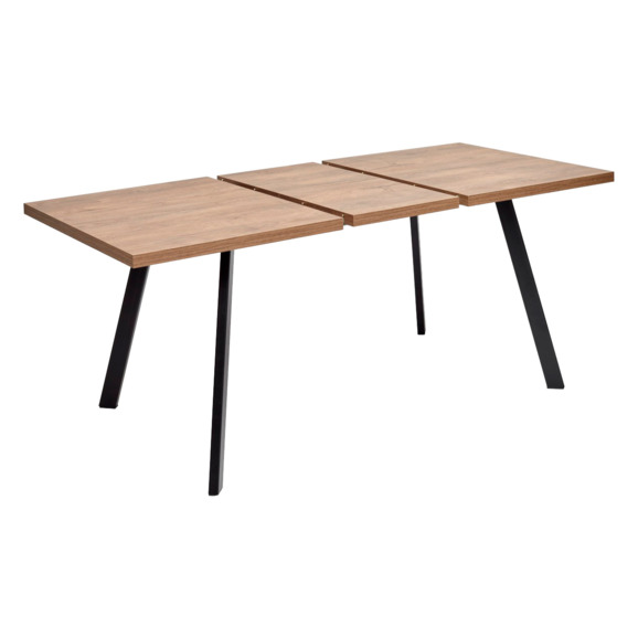 Стол Brick M 120, Дуб Канзас/ черный Стол Brick M 120, Дуб Канзас/ черный - фото 4